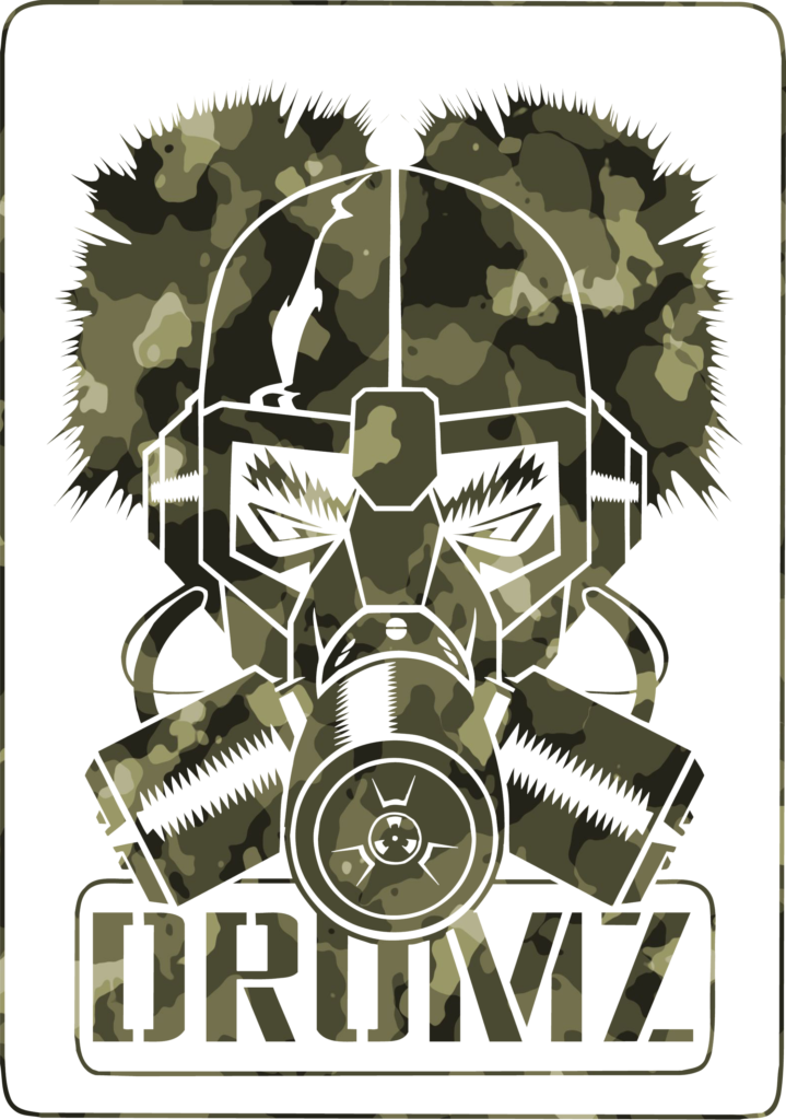 Camo Gasmask Vector