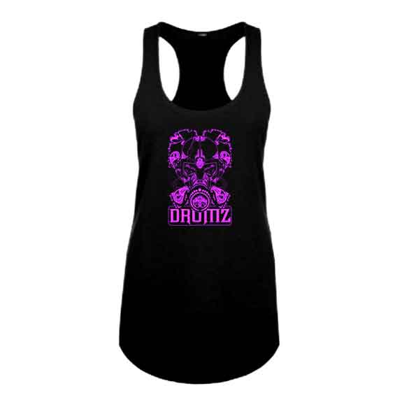 GASMASK HENNA racerback tank