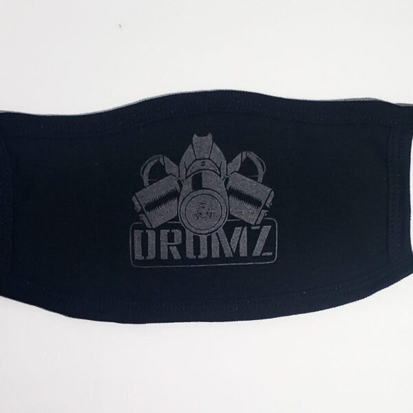 DRUMZ BLACK MASK REFLECTIVE GASMASK