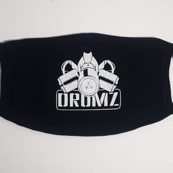DRUMZ BLACK MASK WHITE GASMASK